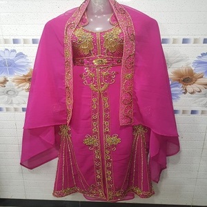 Abaya de Poliéster Georgette, Jalabiya Tradicional, Kaftán, Ropa United Exports (India) para Mujeres Adultas - Product Image 2