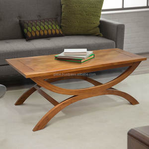 Table basse TURTLE Minimaliste en bois de teck naturel Meubles d'Indonésie - Product Image 1