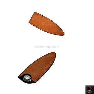 Étui à couteaux de poche pliable personnalisable avec étui en cuir véritable durable Logo personnalisé et support OEM/ODM - Product Image 3