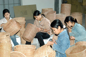 Panier en rotin fait maison de qualité alimentaire - Product Image 5