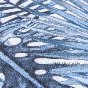 Al por mayor shibori impreso funda de cojín, Rich look índigo almohada decorativa, 20x20 funda de almohada bordada - Product Image 6