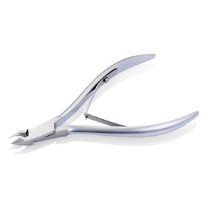 Custom Logo Ultra Sharp Stainless Steel <b>Cuticle</b> <b>Nipper</b> with Double Spring Toe & Finger Nail Cutter for Personal Care - Product Image 1