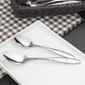 Stainless Steel Cutlery <b>Set</b> for Restaurant Cheap Silver <b>Flatware</b> <b>Set</b> Spoons Forks and Knife Antique Metal with Nickel Finished - Product Image 3