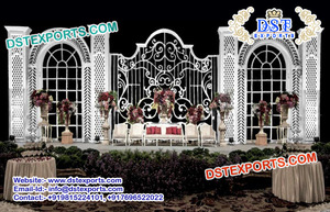 Scène de mariage de style historique, décoration de scène de mariage moderne, fabricants de scènes de mariage indiennes - Product Image 2