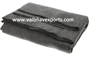 Manta con patrón de rayas de alta calidad 30% relieve de lana listo para enviar para una comodidad cálida y una experiencia relajante acogedora - Product Image 4