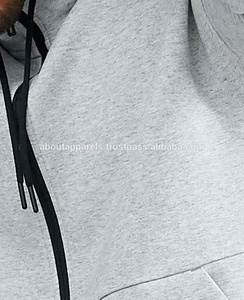 Vente en gros en vrac Sweat à capuche d'hiver noir personnalisé avec fermeture éclair et patchwork Nouvelle mode de haute qualité Sweat à capuche pour homme écologique coupe-vent - Product Image 4