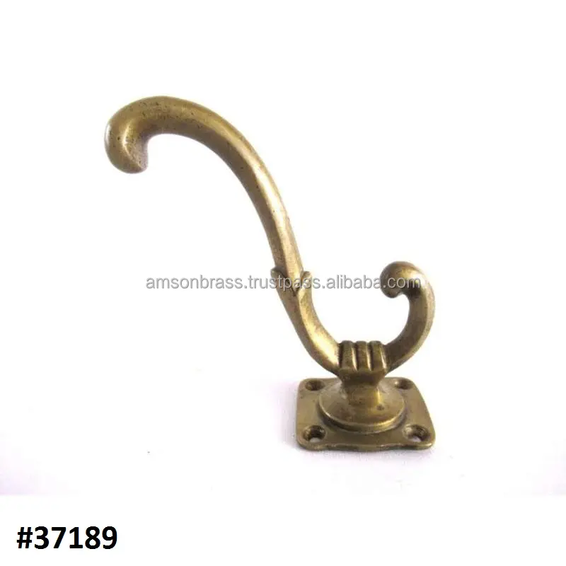 Kim Loại Brass Phần Cứng Treo Tường Trang Trí Móc Vải Trang Chủ & Khách Sạn Trang Trí Quần Áo Hiển Thị Khăn Kim Loại Móc Áo Móc