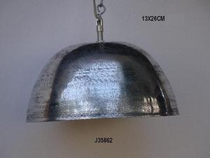 Lámparas colgantes de techo de hierro de alta calidad en revestimiento de polvo verde Lámparas colgantes de techo de metal Lámpara colgante redonda Decoración del hogar - Product Image 6