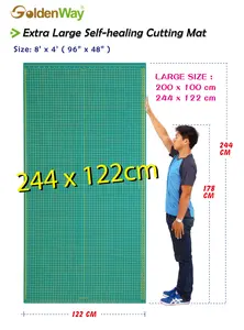 122X244 PVC Self-Healing แผ่นตัดขนาดใหญ่