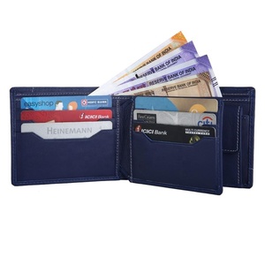 Most Selling Men's RFID Blocking Leather Wallet Slim Bi-Fold Design with <b>ID</b> Window and Card <b>Holder</b> Available For Sale - Product Image 2