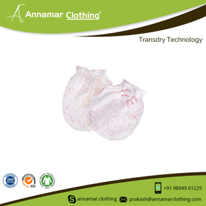 Manufacturer In India High Quality 100% Cotton Baby Mittens - Product Image 4