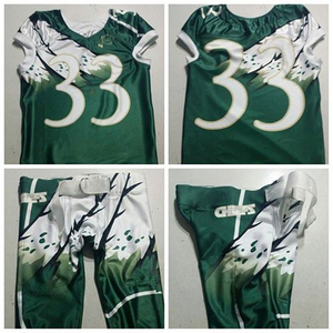 Uniforme de football américain en polyester/spandex de haute qualité pour garçons nouveaux maillots de Offre Spéciale grande taille prix d'usine sublimation sportive - Product Image 3