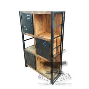 ตู้เก็บของไม้เนื้อแข็งสไตล์อุตสาหกรรม ดีไซน์แบบฝรั่งเศส เหมาะสำหรับใช้ในบ้าน ฟาร์มเฮาส์ ห้องนั่งเล่น ห้องน้ำ โรงเรียน โรงพยาบาล และโถงทางเดิน - Product Image 4