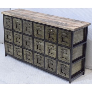 Armadietto cassettiera in metallo industriale americano antico per officina/<span class=keywords><strong>negozio</strong></span>/<span class=keywords><strong>casa</strong></span> da soggiorno in ferro materiale - Product Image 6