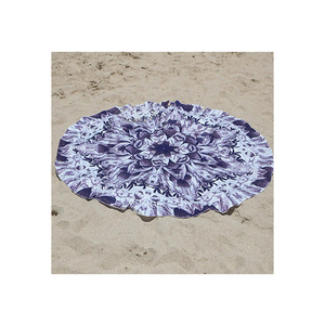 Wholesale <b>Cheap</b> Bulk Custom Round Cotton Beach <b>Towels</b> - Product Image 1