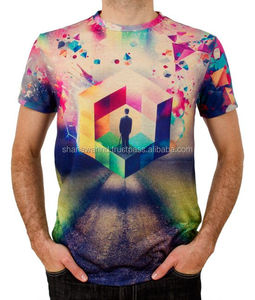 เสื้อยืดแขนสั้นไซส์ใหญ่แบบลำลอง ผ้าเจอร์ซีย์ระบายอากาศ สำหรับงานพิมพ์ลายแบบซับลิเมชั่น ออกแบบเองได้ - Product Image 4