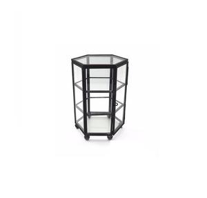 Boîte à bijoux en verre et laiton avec logo personnalisé boîte cadeau en pierre d'agate pour le rangement de la décoration de la maison en papier marbré - Product Image 5