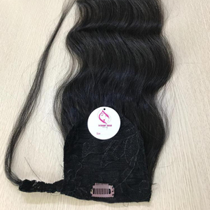 100% Remy extensión de cabello humano Cola de Caballo grado 9A Paquete de alta calidad embalaje - Product Image 1