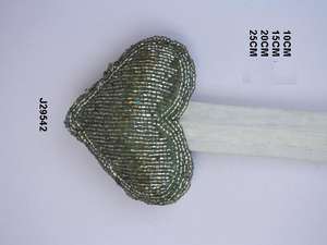 Cuentas de cristal en forma de corazón gris de la mejor calidad hechas a mano adorno de árbol de Navidad disponible en todos los colores y tamaños colgante de Navidad - Product Image 3