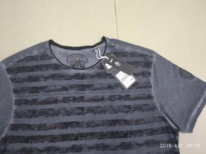 High Quality Men's Cotton Short Sleeve Casual T-<b>Shirt</b> Summer Brand Name Labels <b>Black</b> Gray Striped Crew Neck Soft 100% Cotton - Product Image 3