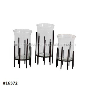 Meilleur vendeur de bougeoirs décoratifs, support en fil métallique, bougeoir en verre, éclairage domestique, fabricant et grossiste de bougeoirs en provenance d'Inde - Product Image 5