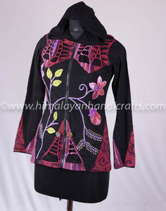 Multidesign Patchwork Razorcut BOHEMIAN LADIES HOODIE CSWJ 432 - Product Image 3