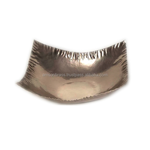 ชามสลัดทำจากโลหะทำจากอลูมิเนียมทรงกลมถ้วยก๋วยเตี๋ยวสำหรับร้านอาหารอุปกรณ์รับประทานอาหารทำจากโลหะสุดหรูของตกแต่งสำหรับงานแต่งงาน - Product Image 1