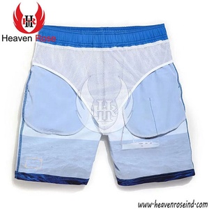 Venta al por mayor 100% poliéster hombres traje de baño y ropa de playa tamaño personalizado secado rápido tabla de surf nadar playa pantalones cortos impresos pantalones cortos Casuales - Product Image 5