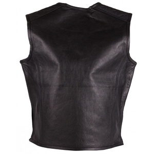 Chaleco de cuero a la moda para hombre, VES-0017 - Product Image 2