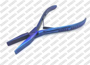 Kit de pinces pour extensions de cheveux en acier inoxydable bleu - Product Image 3