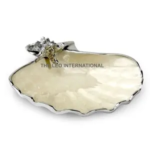 Tazón Decorativo de Aluminio de Excelente Calidad, Color Esmalte, Brillante por Dentro y por Fuera, Pulido, Muy Lujoso - Product Image 1