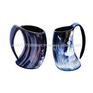 La mejor calidad, 20 oz, artesanías naturales, Vikingo, cuerno de ganado Medieval, taza para beber, jarra, Copa vikinga, taza para beber - Product Image 1
