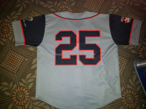 Maillot de baseball personnalisé entièrement boutonné, 100 % polyester, respirant et léger, sublimation intégrale - Product Image 5