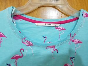 Camiseta estampada Allover para mujer de Bangladesh, temporada de primavera, uso de fiesta, temporada de verano, ropa estampada, lote de existencias/cancelación de envío - Product Image 5