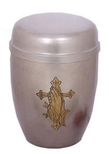 Urna de cremación metálica para cenizas humanas, urna de cremación europea económica, urna metálica funeraria económica, mejor precio. - Product Image 2