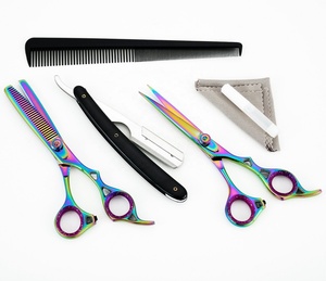 Bán Buôn Thép Không Gỉ Cắt Tóc Cạnh Sắc Nét Bevel Và Có Thể Điều Chỉnh Vít Vẻ Đẹp Saloon Dao Cạo Kéo - Product Image 2