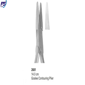 Alicates De contorno De La Rosa Fig 35, instrumento De laboratorio Dental acanalado De 12,5 cm - Product Image 3