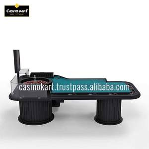 La última colección de lujo de mesa de ruleta de madera clásica para juegos de azar sin sistema de ruedas - Product Image 3