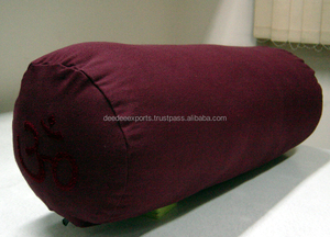 High Quality Cotton Filled <b>Yoga</b> <b>Bolster</b> for <b>Yoga</b> & Massage OEM Private Label India Premium Customized Color & Size Yogic Cushion - Product Image 6