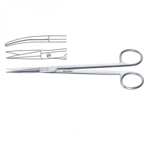 McIndoe Cartílago Neuro Tijeras 22cm Alemán Acero Inoxidable Mahersi - Product Image 1
