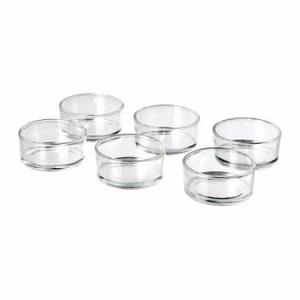 Portavelas cilíndrico de vidrio transparente, diseño hecho a mano, soporte votivo de vidrio de buena calidad - Product Image 4