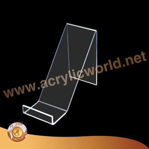 A6 support de menu coudé en acrylique transparent présentoir de menu en acrylique - Product Image 1