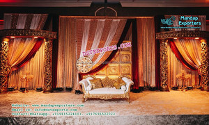 Musulmán Nikah etapa decoración última boda escenario para venta boda musulmana Walima etapa Decoración - Product Image 5