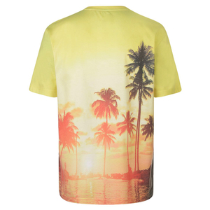 เสื้อยืดพิมพ์ลายคอกลมของผู้ชายผ้าฝ้าย100% สีขาวล้วนสำหรับใส่ออกกำลังกาย - Product Image 2