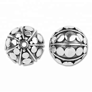 Bijoux en perles lâches en argent sterling de haute qualité B126 - Product Image 1