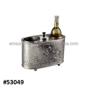 Enfriador de champán grande, bañera de cubo de hielo para cerveza y vino para Bar, Enfriador de vino de Color bronce de alta calidad con asa - Product Image 5