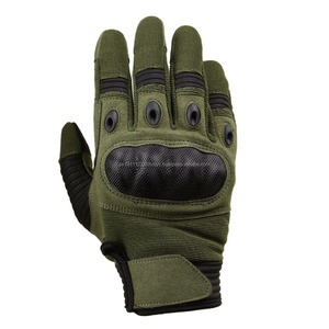 ถุงมือยุทธวิธี,ถุงมือยุทธวิธีสำหรับงานหนักมีหน้าจอสัมผัสแบบอัดแน่นสีดำ - Product Image 5