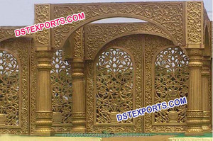 South Indian Wedding Mandap Elegant Wedding Mandap Lotus Carving Pillar Mandaps manufacturere Missouri Mississippi Event Decor - Product Image 5