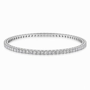 Brillante Real 2.00TCW pulsera de diamantes en oro blanco de 10K en la mejor oferta - Product Image 1