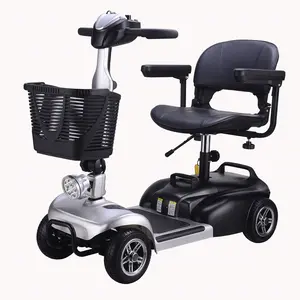 电动滑板车 4 轮机动滑板车残疾人滑板车与残疾人椅子